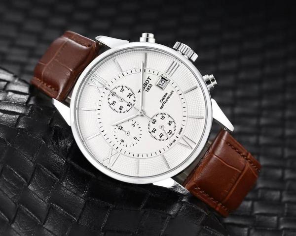 Tissoo_t 1853 Chemin Brown-Silver-White
