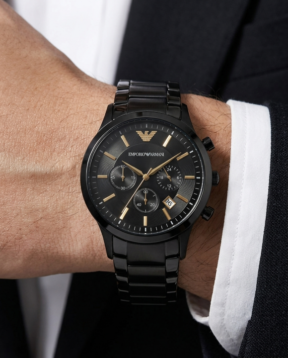 Emporio Armaan_i Classic Black-Gold