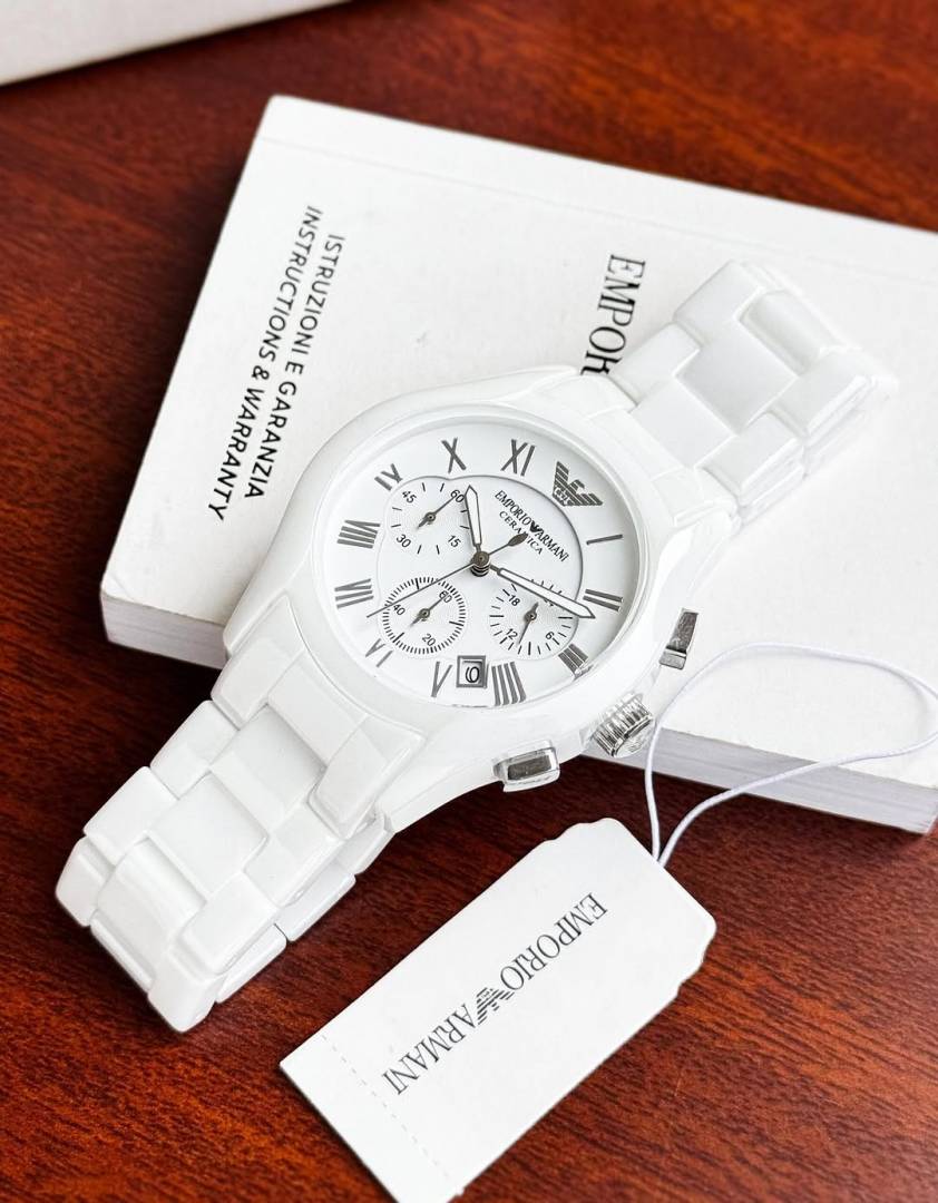 Emporio Armaan_i Classic Silver White