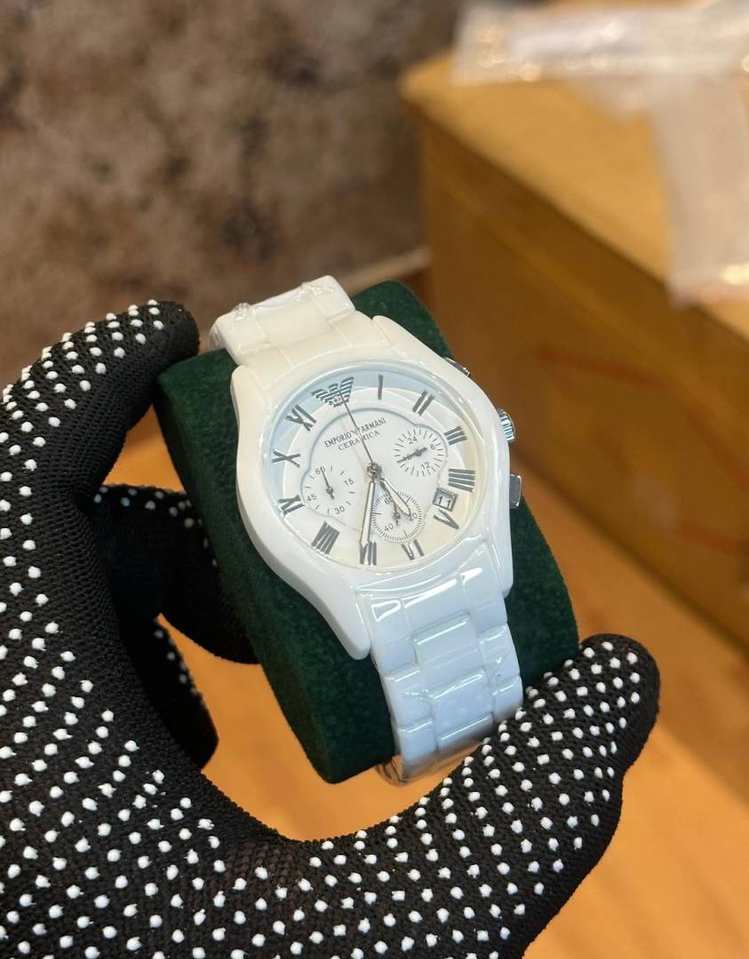 Emporio Armaan_i Classic Silver White
