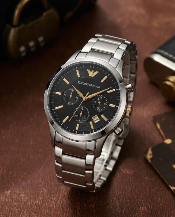 Emporio Arma_i Classic Silver Black Gold