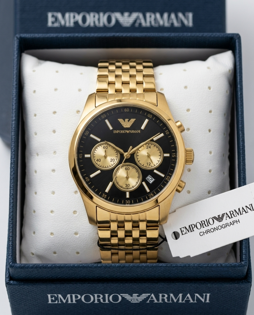Emporio Armaan_i AR11581 Chronograph Gold-Black